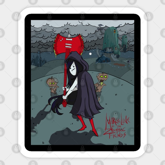 Marceline and the Zombie Fiends Sticker by xAshley_Sharpx